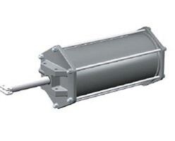 Vérin double effet vanne guillotine Tecofi VGVERINDE-0050 DN50
